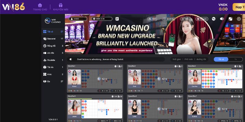 WM Gaming sở hữu kho tàng game đồ sộ